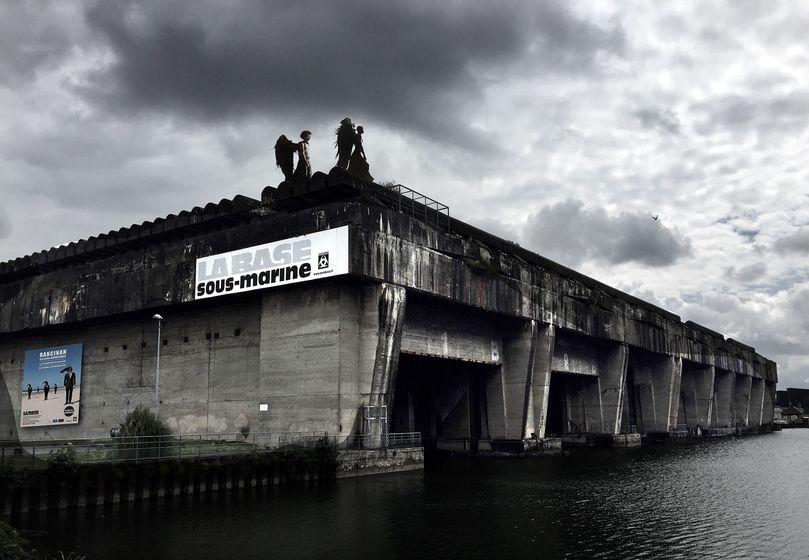 SUBMARINE BASE - BORDEAUX, FRANCE — RANCINAN